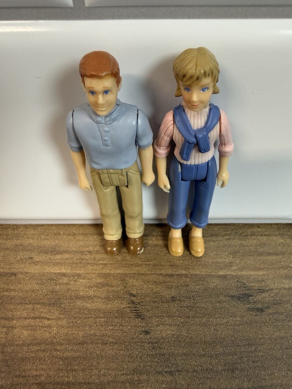 Fisher Price Loving Family Dollhouse Adult Figures Man Woman Couple 3.5”